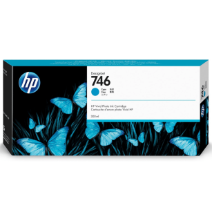 HP oryginalny Tusz P2V80A 746 cyan 