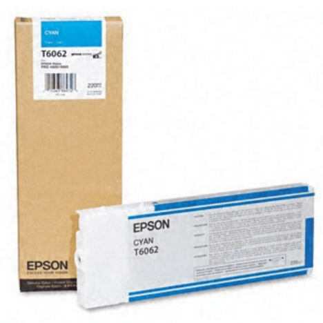 Epson oryginalny tusz T6062 cyan