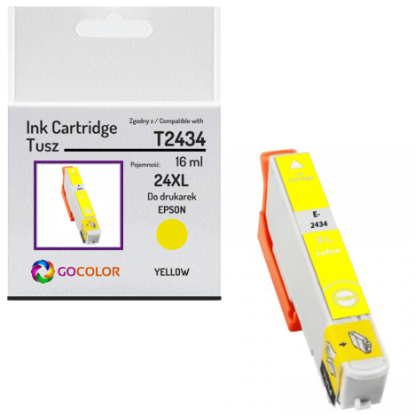 Tusz do EPSON T2434 24XL Yellow Zamiennik