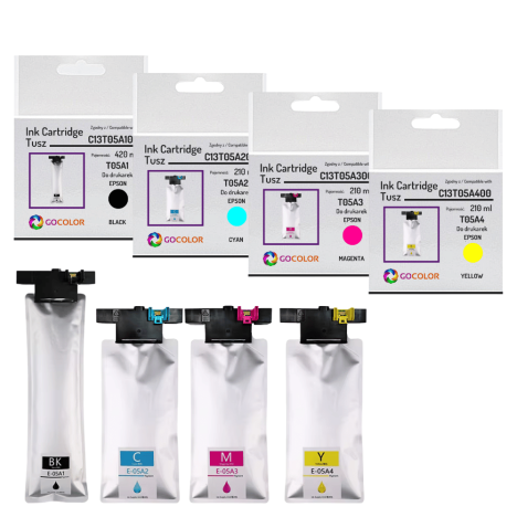 4 X Tusz do EPSON T05A WorkForce WF-C878 WF-C879 CMYK zamiennik