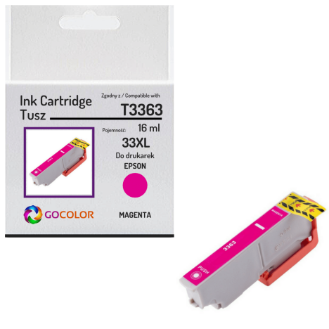 Tusz do EPSON T3363 33XL Magenta Zamiennik