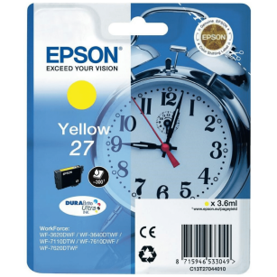 Epson oryginalny tusz T2704 27 yellow