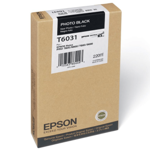Epson oryginalny tusz T6031 C13T603100 photo black