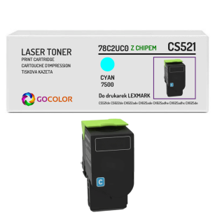 Toner do LEXMARK 78C2UC0 CS521 CS622 7.5K cyan zamiennik