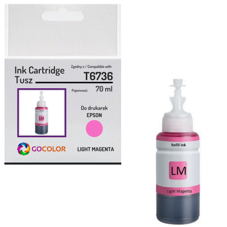 Tusz do EPSON T6736 Light Magenta Zamiennik