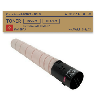 Toner do KONICA MINOLTA TN512M TN324M Magenta Bizhub C258/C308 454e Develop Ineo +258