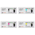 4 X TONER do LEXMARK 78C2U CS521 CS622 10.5K/7.5K CMYK zamiennik - 2