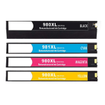 4 X TUSZ do HP 980XL D8J10A D8J07A D8J08A D8J09A Zamiennik - 2