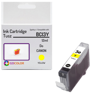 Tusz do CANON BCI3eY 4482A002 Yellow 100 % nowy zamiennik