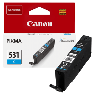 Canon oryginalny tusz CLI531C 6119C001 Pixma TS8750 TS8751 cyan 191 stron