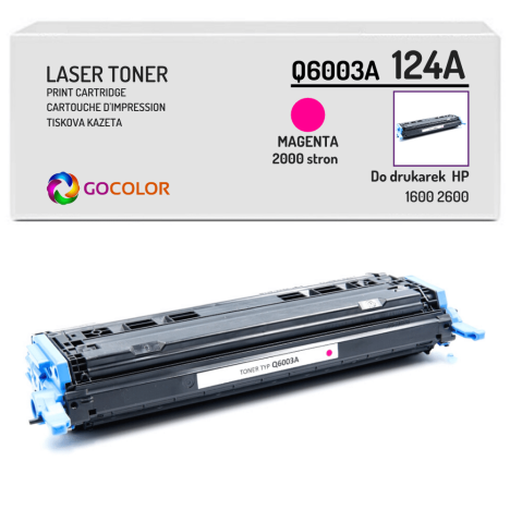 Toner do HP Q6003A 124A 1600 2600 Magenta Zamiennik
