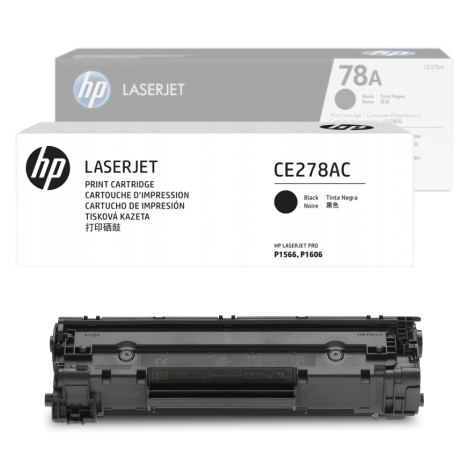 HP oryginalny toner CE278AC 78AC LaserJet Pro P1566 M1536 2,1K black