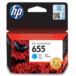 HP oryginalny Tusz CZ110AE 655 cyan