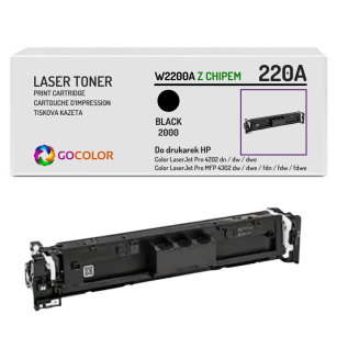 Toner do HP 220A W2200A LaserJet Pro 4202 4203 2.0K black zamiennik z CHIPEM