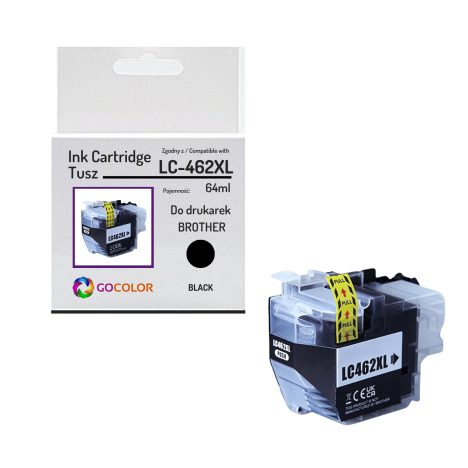 Tusz do BROTHER LC462XL MFCJ2340 MFCJ3540 Black Zamiennik 64 ml