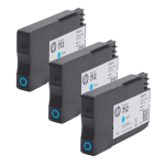 HP oryginalny Tusz 3ED77A 712 3 x cyan  - 2