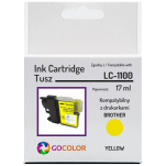Tusz do BROTHER LC1100Y Yellow zamiennik - 2