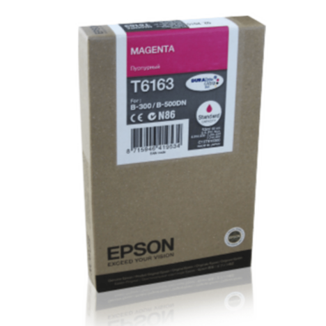 Epson oryginalny tusz T6163 magenta