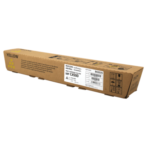 EOL Ricoh oryginalny toner MPC4500 888609 884931 842035 yellow