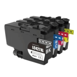 FULLBOX 4-pak tusz do BROTHER LC427XLBK LC427XLC LC427XLM LC427XLY - 2