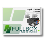 FULLBOX 4-pak tusz do BROTHER LC427XLBK LC427XLC LC427XLM LC427XLY - 3