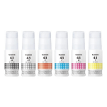 Canon oryginalny tusz GI43 black / cyan / magenta / yellow / red / grey 6-pak - 2