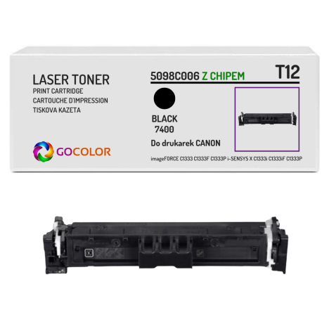 Toner do CANON T12 imageFORCE C1333 5098C006 BLACK z CHIPEM zamiennik 7.4K