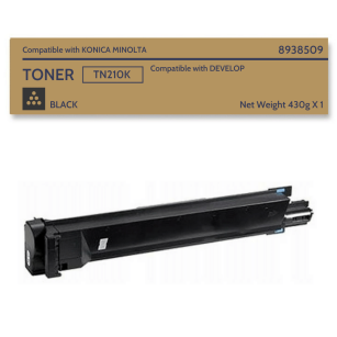 Toner do Konica Minolta TN210K Black Bizhub C240 Develop Ineo + 250/251 20k (1x430g)