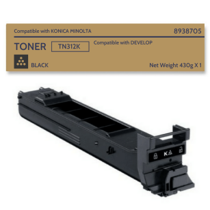 Toner do Konica Minolta TN312K Black Bizhub C300/C352; Develop Ineo + 300/351 20k